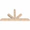 Ekena Millwork Saratoga Smooth Timber Gable Bracket, Douglas Fir, 84"W x 45"H x 5 1/2"D x 5 1/2"F, 13/12 Pitch GBW084X45X0606SAR00SDF - alternate 2